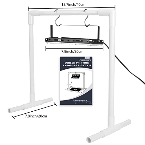 Caydo Screen Printing Kit: UV LED Exposure, Frames, Acrylic Sheet