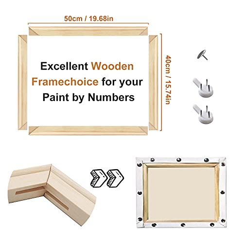 EVNEED DIY Canvas Stretcher Bars - 16x20 Inch