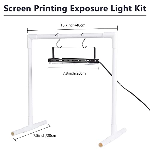 Caydo 46-Piece Screen Printing Kit: Ink, Frames, Squeegees