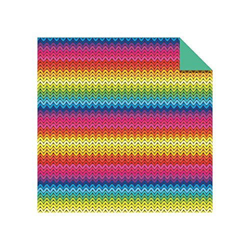 Origami Paper: 500 Rainbow Sheets, Double-Sided, 12 Patterns