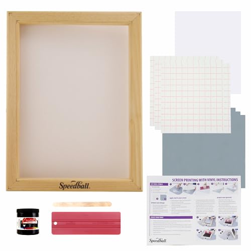 Speedball Screen Printing Craft Vinyl Kit: Print Custom T-Shirts