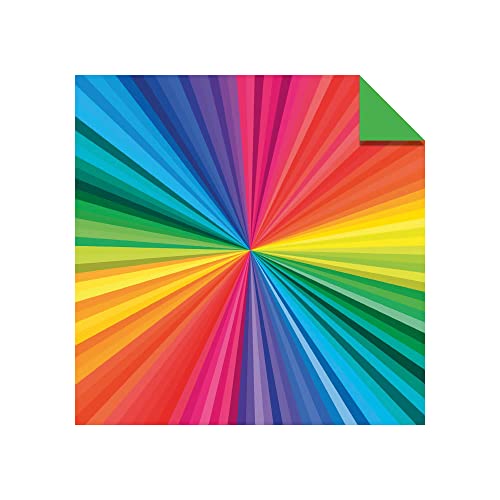 Origami Paper: 500 Rainbow Sheets, Double-Sided, 12 Patterns