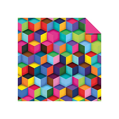 Origami Paper: 500 Rainbow Sheets, Double-Sided, 12 Patterns