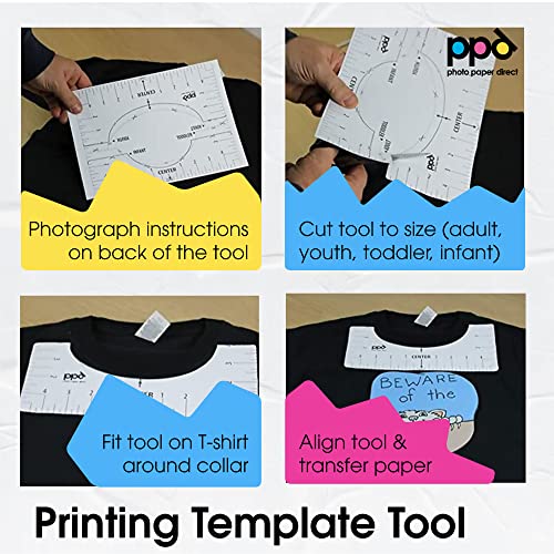 PPD Inkjet T Shirt Transfer Paper - Dark Fabric - 8.5x11 (20 Sheets)