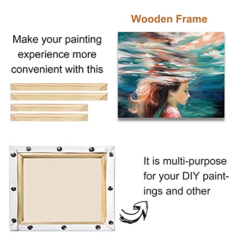 EVNEED DIY Canvas Stretcher Bars - 16x20 Inch
