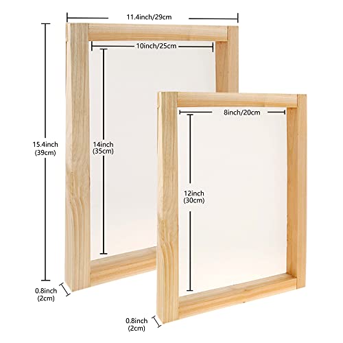 Caydo 46-Piece Screen Printing Kit: Ink, Frames, Squeegees