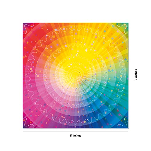 Tuttle Origami Paper: Rainbow Patterns, 100 Sheets, 6