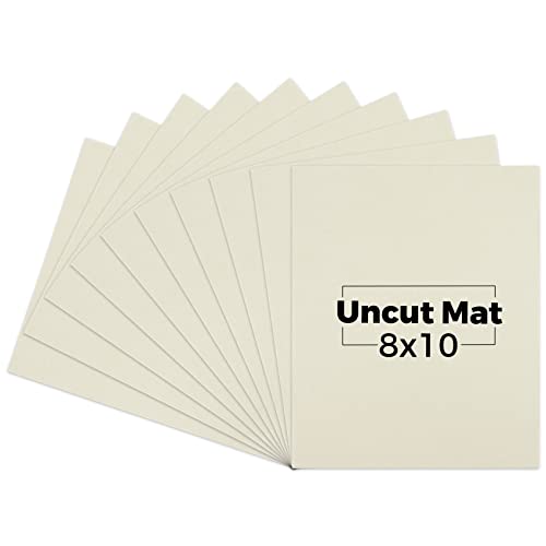 Uncut Light Grey 8x10 Picture Backing Board (10 Pack)