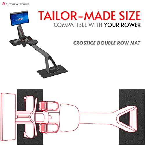 Bike Trainer Mat: Compatible with Peloton & Concept 2