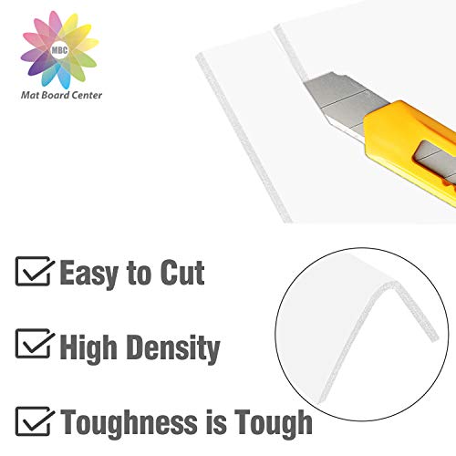 10 Acid-Free Foam Boards, 11x14 inch White (1/8")