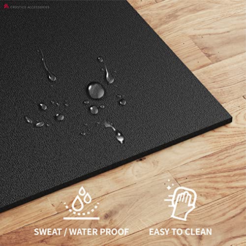 Bike Trainer Mat: Compatible with Peloton & Concept 2