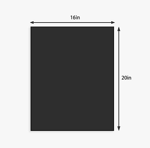 Somime Pack of 12 Uncut Black Matboards