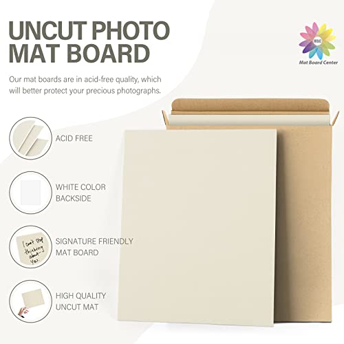 Uncut Light Grey 8x10 Picture Backing Board (10 Pack)