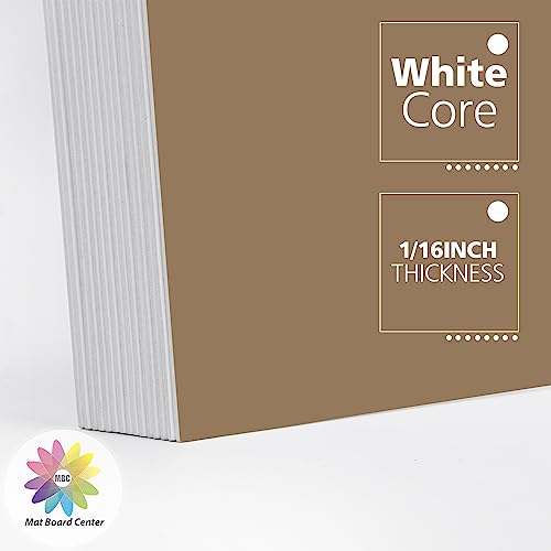 Mat Board Center, 16x20 Uncut Mat Boards - Full Sheet - Assorted Colors, 20-Pack