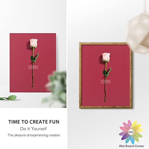 11x14 Red Uncut Photo Mat Boards (10 Pack)