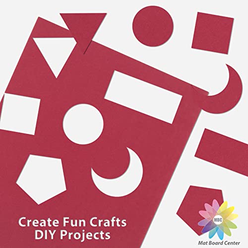 11x14 Red Uncut Photo Mat Boards (10 Pack)