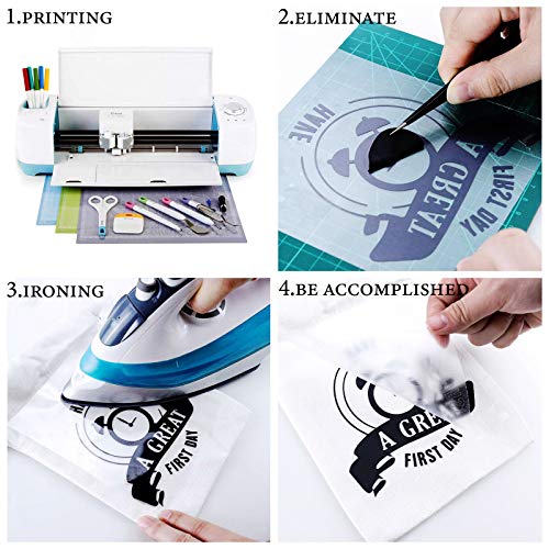 XSEINO HTV Heat Transfer Vinyl - 9 Assorted Colors