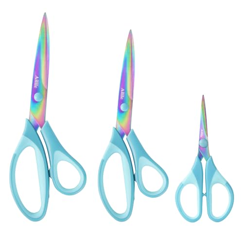 All-Purpose Titanium Blades Scissors, Soft Grip Handle