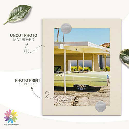 Uncut Light Grey 8x10 Picture Backing Board (10 Pack)