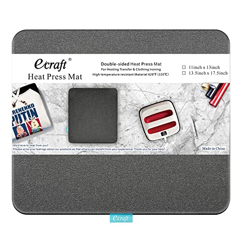 Ecraft Heat Press Mat: Double-Sided Craft Insulation
