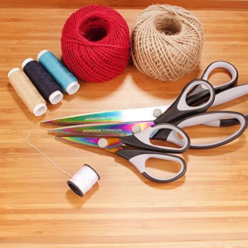 Titanium Softgrip Scissors Set - 1 Set, Black