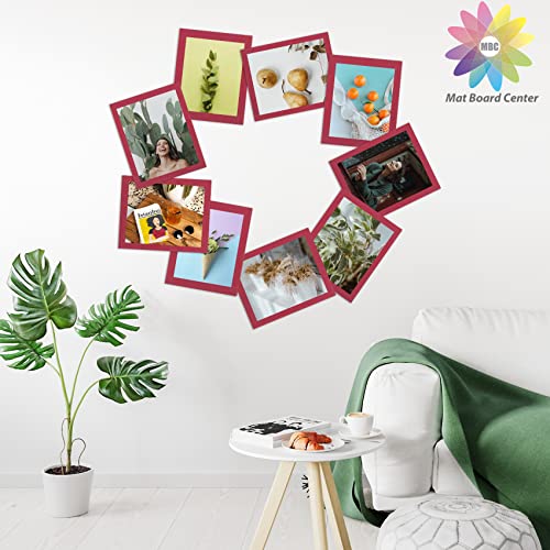 11x14 Red Uncut Photo Mat Boards (10 Pack)
