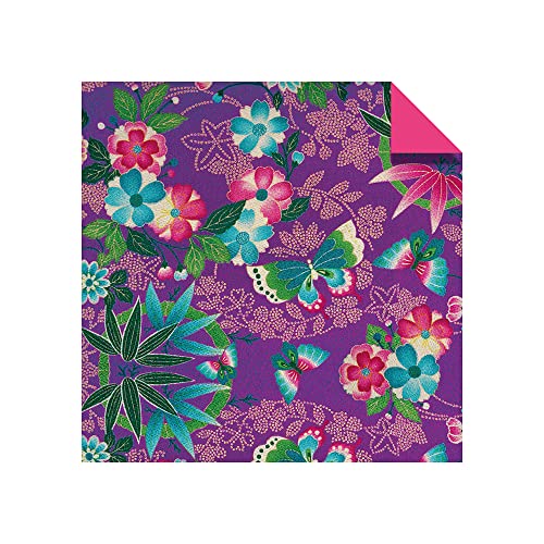 500 Japanese Washi Origami Sheets: Double-Sided with 12 Designs