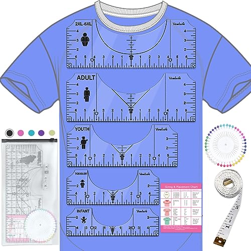 Vinyl Alignment T-Shirt Ruler Guide for Crafters
