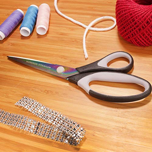 Titanium Softgrip Scissors Set - 1 Set, Black