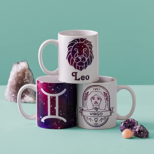 Cricut Ceramic-Coated Blank Mug for Decorating, 12 Oz, 6 Count