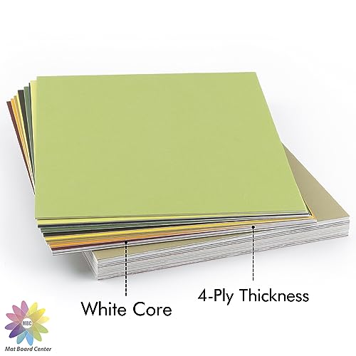 16x20 Uncut Photo Mat Boards - Mixed Color, 25-Pack