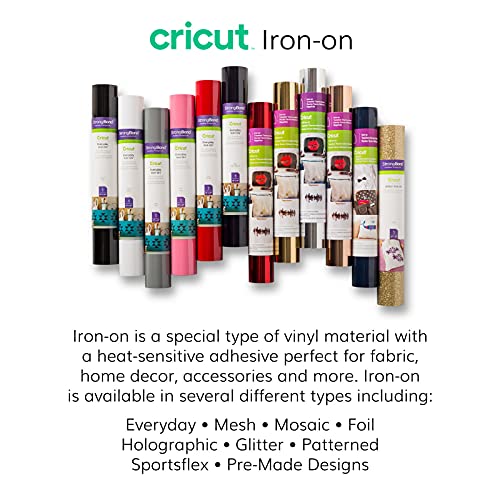 Cricut Iron On Vinyl for T-Shirts - White
