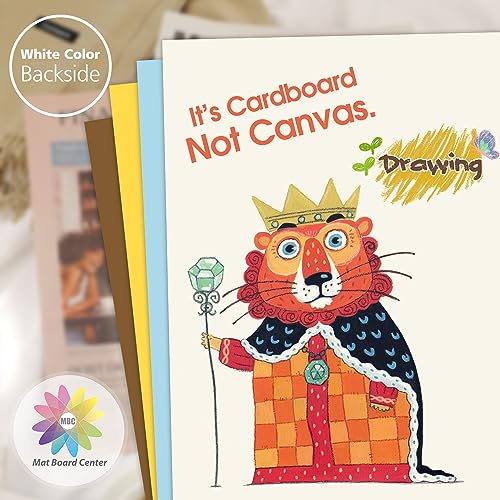 16x20 Uncut Photo Mat Boards - Mixed Color, 25-Pack