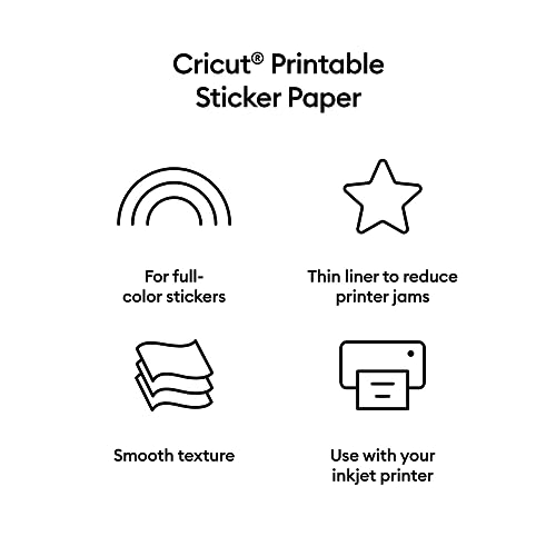 Cricut Printable Sticker Paper (8 Ct)