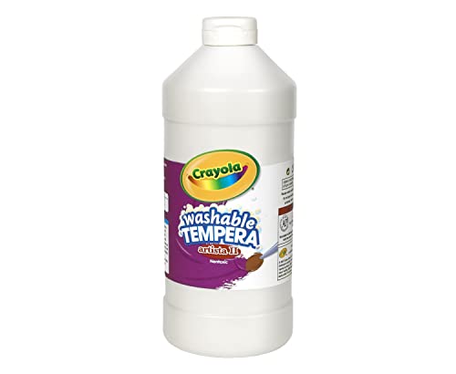 Crayola Kids White Tempera Paint, 32oz Bottle