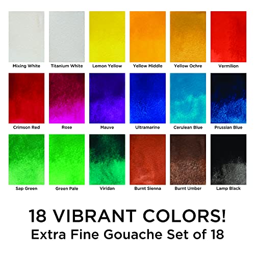 Marie's Gouache Paint Sets - Vibrant Colors for Artists