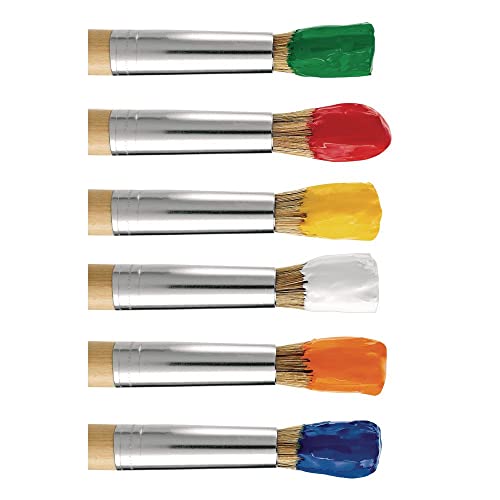 6 Color Washable Tempera Paint Set, Non-Toxic Vibrant Art