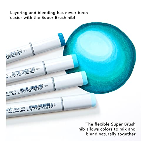 Copic Sketch Portrait 6pc Alcohol Marker Set