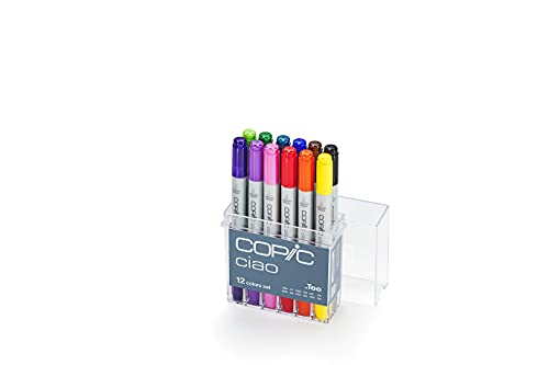 Copic Ciao Marker Set, Basic 12pc