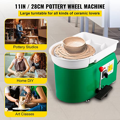 VEVOR Pottery Wheel, Manual & Foot Speed Control