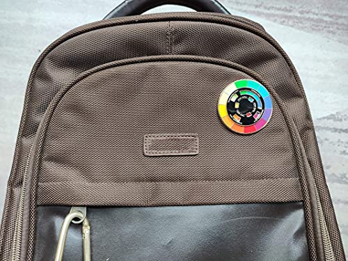 Color Wheel Enamel Pin: Move and Spin Gracefully