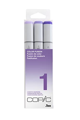 Copic Sketch Markers, 3pc Set, Color Fusion