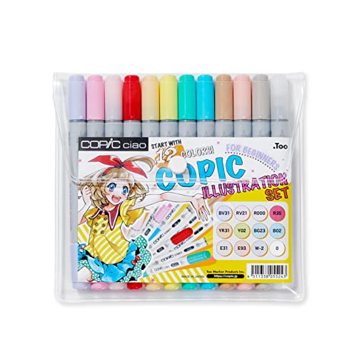 Copic Ciao Marker Set with Illustration Book