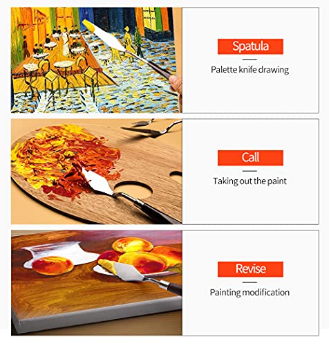 Professional Stainless Steel Palette Knife Set (5pcs)