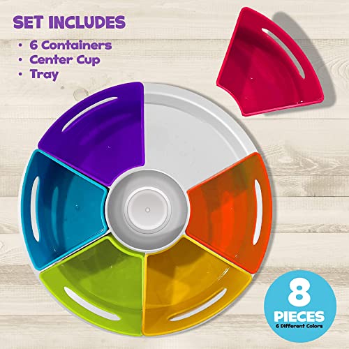 Rotating Art Supplies Organizer for Kids, Teachers, and Crafts