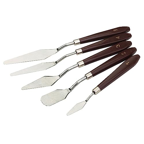 Versatile Set of Stainless Steel Painting Knives