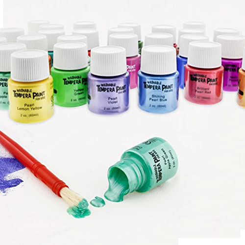18 Color Children's Washable Tempera Paint Set