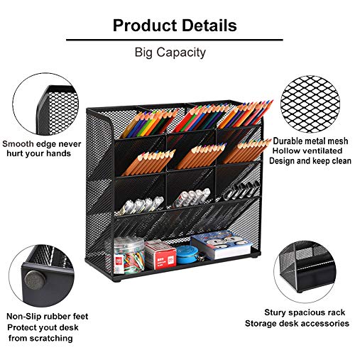 Marbrasse Mesh Desk Organizer – Multi-Functional Art Supplies