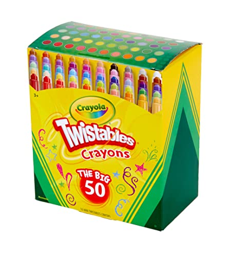 Crayola Twistable Crayons - 50 Ct, Kids Art Gifts