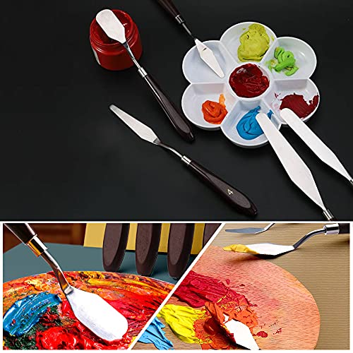 Professional Stainless Steel Palette Knife Set (5pcs)